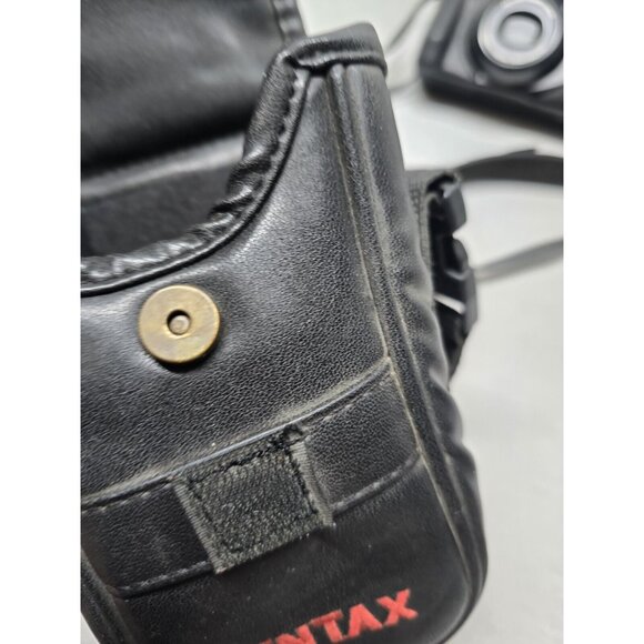 Pentax Zoom-90 Black Tele-Macro Auto Focus Point & Shoot Film Camera With Case - Picture 3 of 16